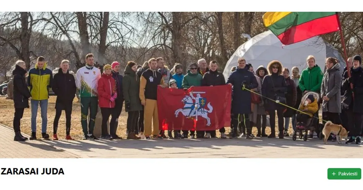 Facebook grupė "Zarasai JUDA"