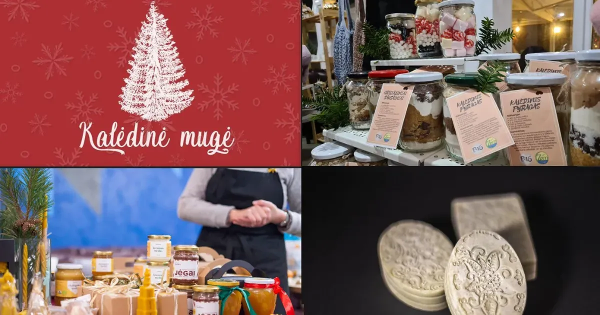 Vietos gamintojų produktų kalėdinė mugė